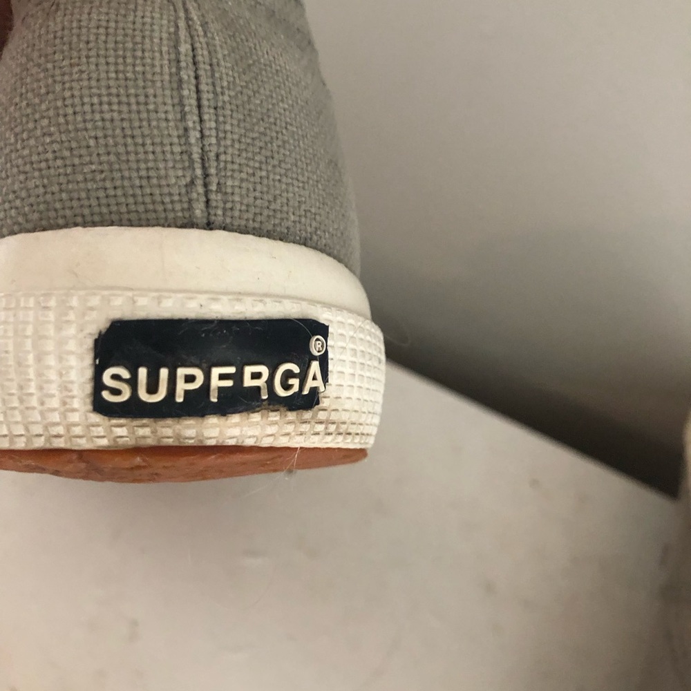 Size 9.5 gray Superga sneakers